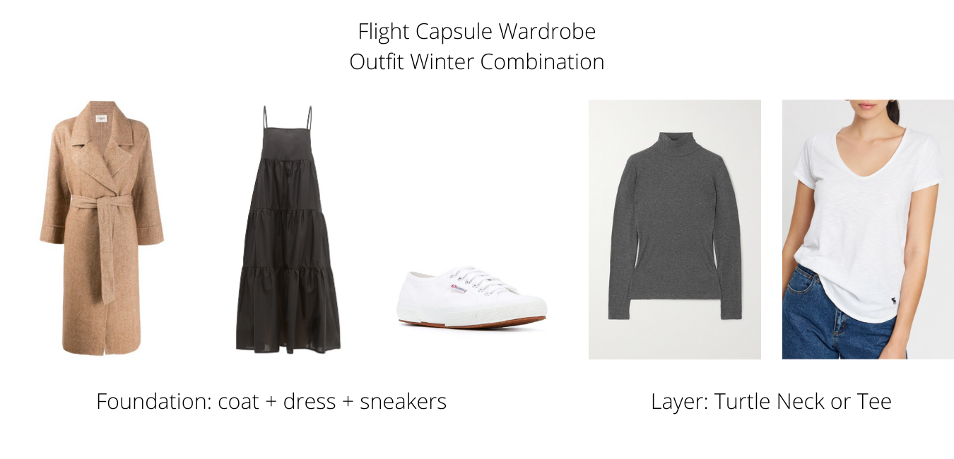 flight capsule wardrobe, how to dress for a flight