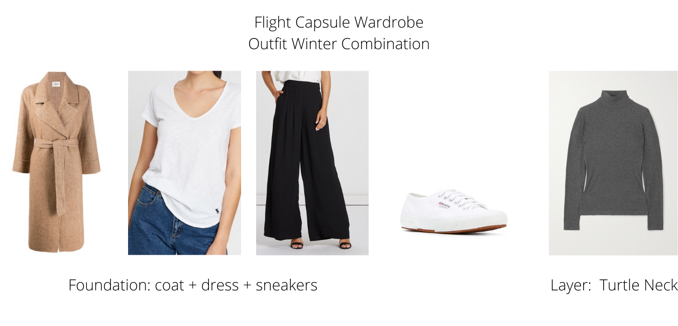 flight capsule wardrobe, how to dress for a flight