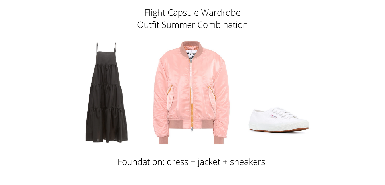 flight capsule wardrobe, how to dress for a flight